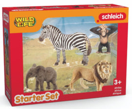 Figurine Mes premiers animaux d'Afrique, 4 figruines, Schleich 42721 Wild Life, des 3 ans