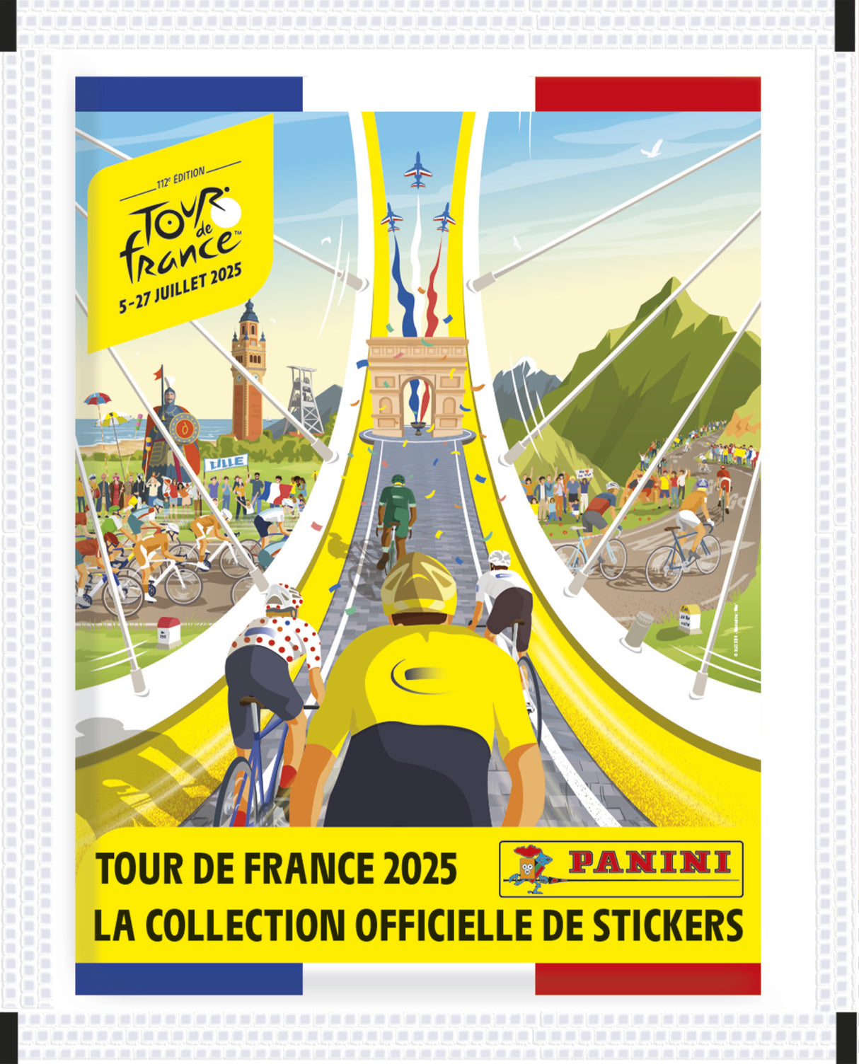 Boîte - PANINI - TOUR DE FRANCE 2025 - 36 pochettes - 180 stickers