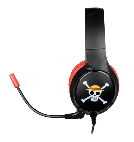 Casque gaming filaire - KONIX - One Piece - PC, PS4, PS5, Switch et Xbox - Microphone - Câble 1,5 m - Prise Jack 3,5 mm - Luffy