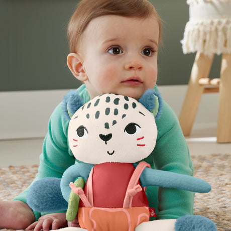 Fisher-Price-Uncia, mon Léopard des Neiges-Jouet d'éveil pour bébé HKD64