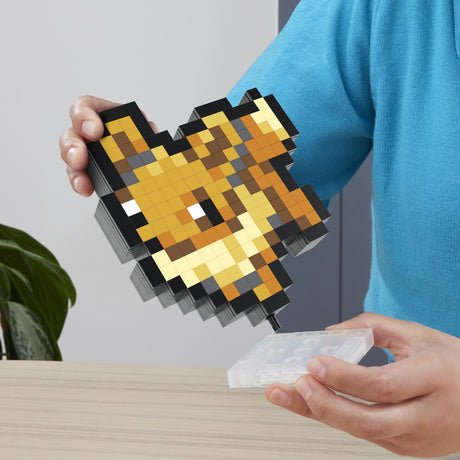 Mega-Pokémon-évoli-Coffret De Construction Rétro Pixel Art 323 Pieces - MEGA Pokémon - HTH78