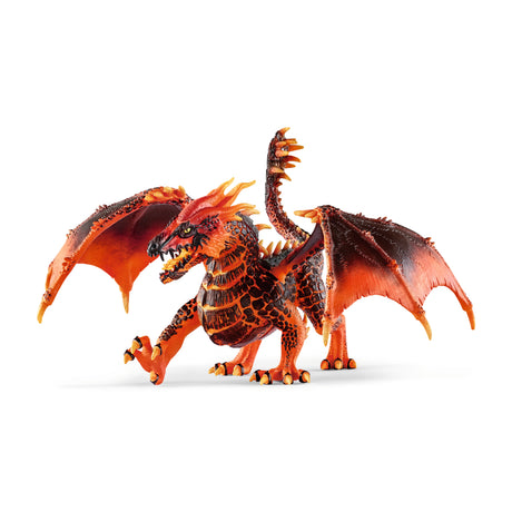 Dragon de lave,Figurine dragon schleich avec des parties mobiles, Dragon rouge jouet de la collection créature ELDRADOR pour