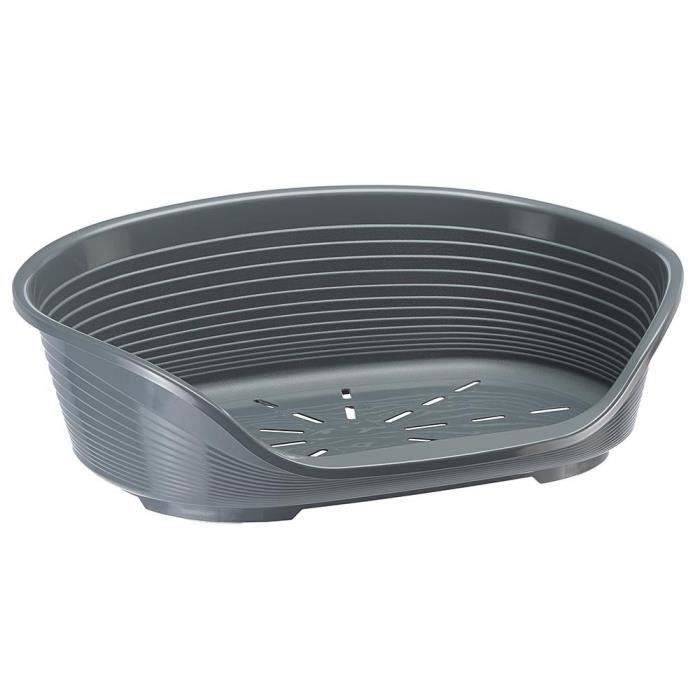 Panier-Corbeille SIESTA DELUXE Taille 2 - 49*36*17,5 cm - Gris fonçé -FERPLAST