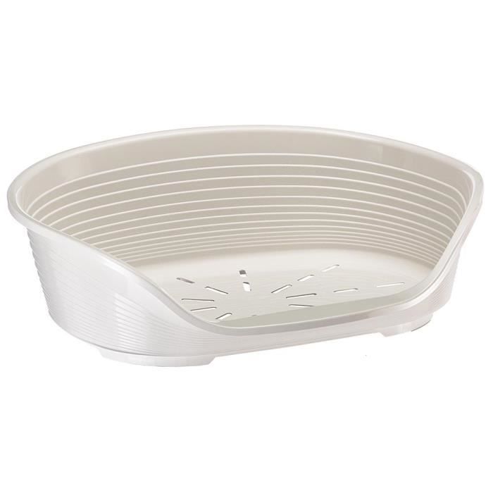 Panier-Corbeille SIESTA DELUXE Taille 4 - 61,5*45*21,5 cm - Blanc -FERPLAST