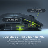 Souris gaming sans fil - TURTLE BEACH - Kone XP Air - Avec station de charge - Blanc