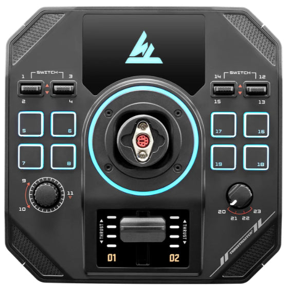 Base modulaire multi-simulation - THRUSTMASTER - Technologie HEART - Sol-R 5 Base - Compatible Windows 10/11 et logiciel TARGET