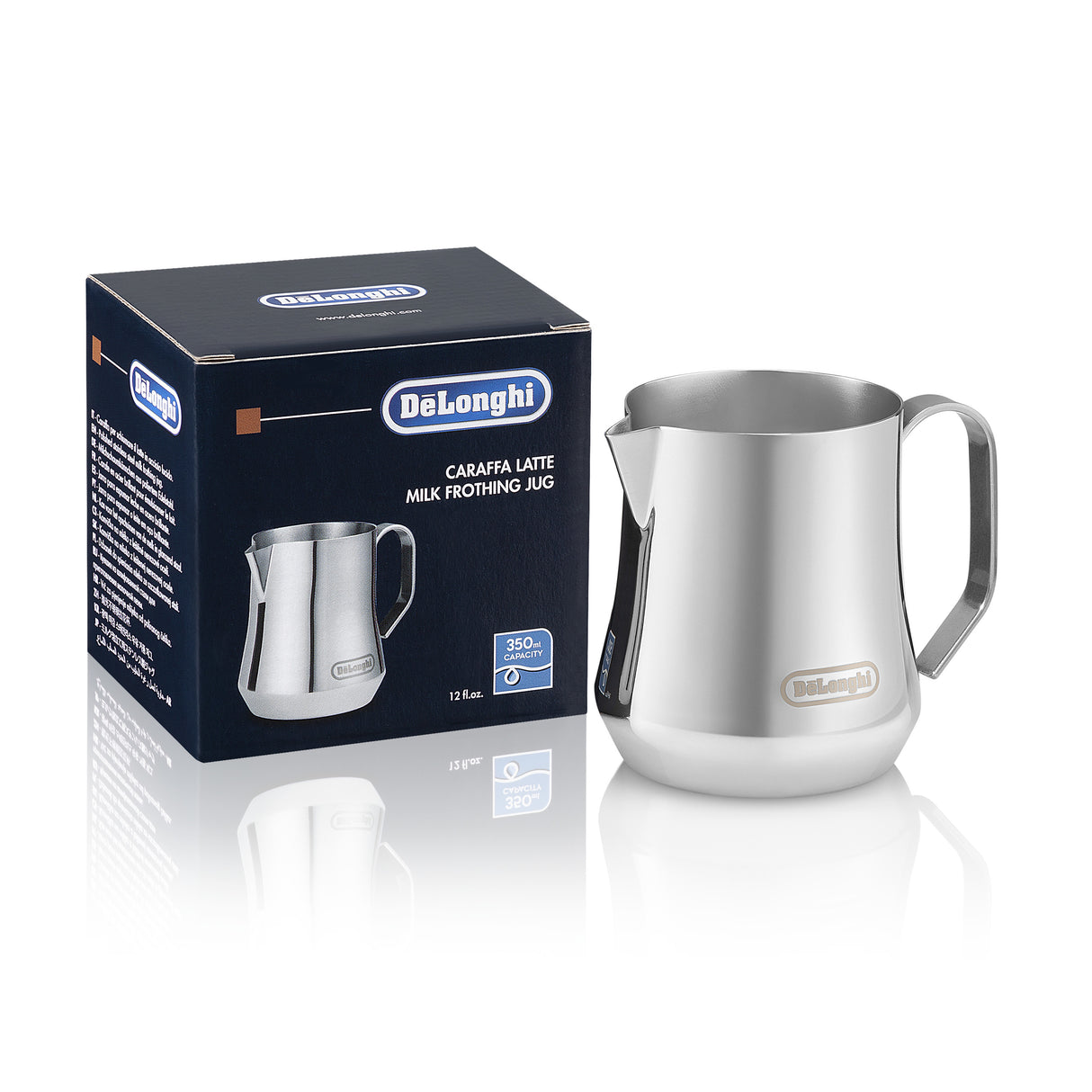 Pichet a lait - DELONGHI - DLSC 060 - 350 ml - Inox
