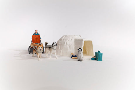 Coffret Expédition en Antarctique, figurines animaux sauvages, Schleich 42558 Wild Life, Pour enfant des 3 ans