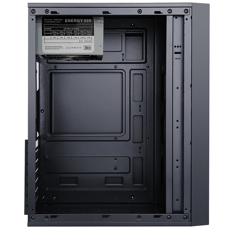 Boitier Moyen Tour ATX iTek Winco OM + alimentation 500W (Noir)