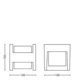 Applique murale - PHILIPS - Arbour - Éclairage extérieur - Lumiere blanche chaude - Étroit - IP44