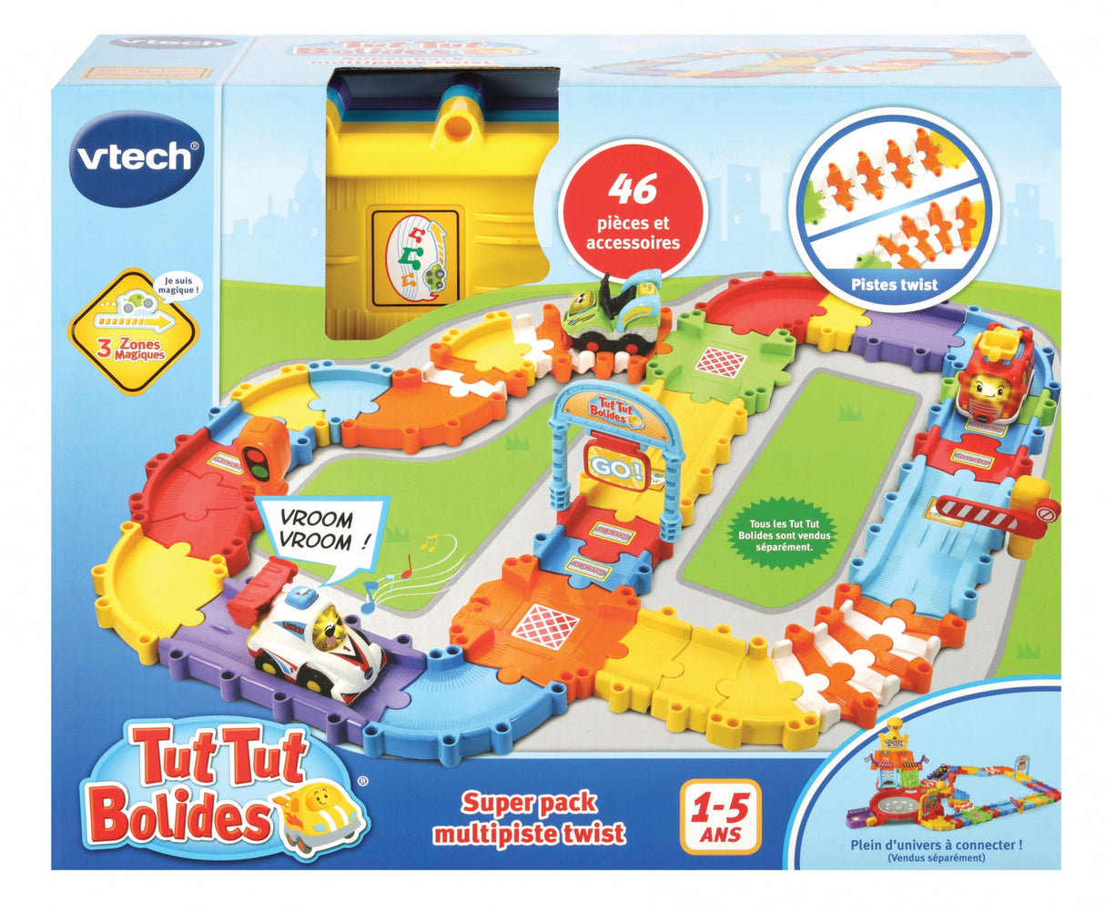 VTECH - Tut Tut Bolides - Super Pack Multipistes Twist