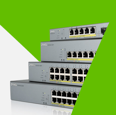 Switch réseau ethernet Gigabit Zyxel CCTV GS1350-HP - 10 ports dont 8x PoE+