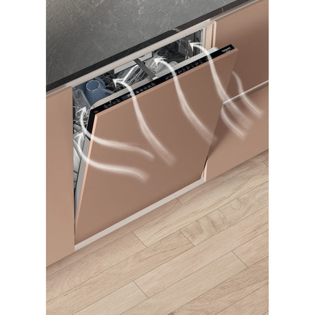 Lave-vaisselle tout encastrable HOTPOINT H7IHP40L - 15 couverts - 40 dB - Classe C - Maxi Space - tiroir a couverts