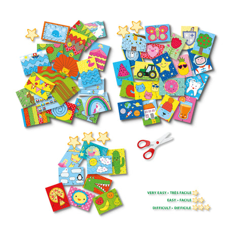 J'apprends a découper - SES CREATIVE - Hobby 3 - 6 - Méga kit - Motricité fine - 48 feuilles d'exercices - Age : 3+