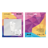 Chargeur secteur Nanocable 1x USB-C 20W (Blanc)