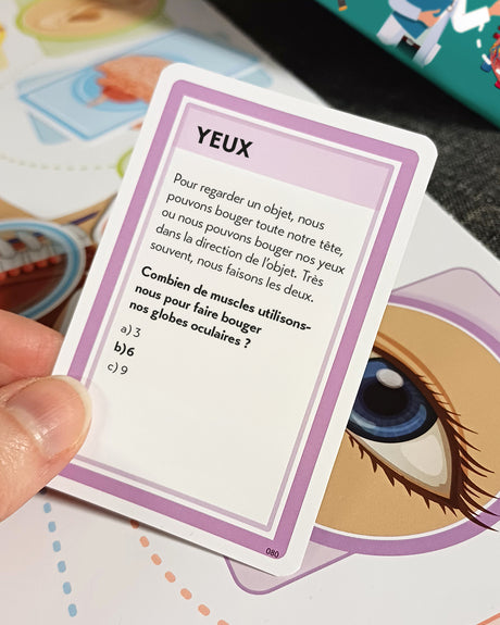 Apprenons le corps humain - Jeu éducatif - TACTIC - 2 joueurs et plus - Des 7 ans