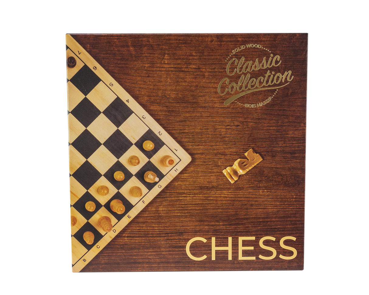 Coffret Echecs En Bois - Jeux de société classique et stratégie - Tactic
