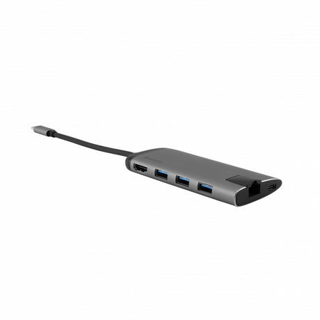 Station d'accueil portable USB-C 3.0 Verbatim Multi-Port (Argent)