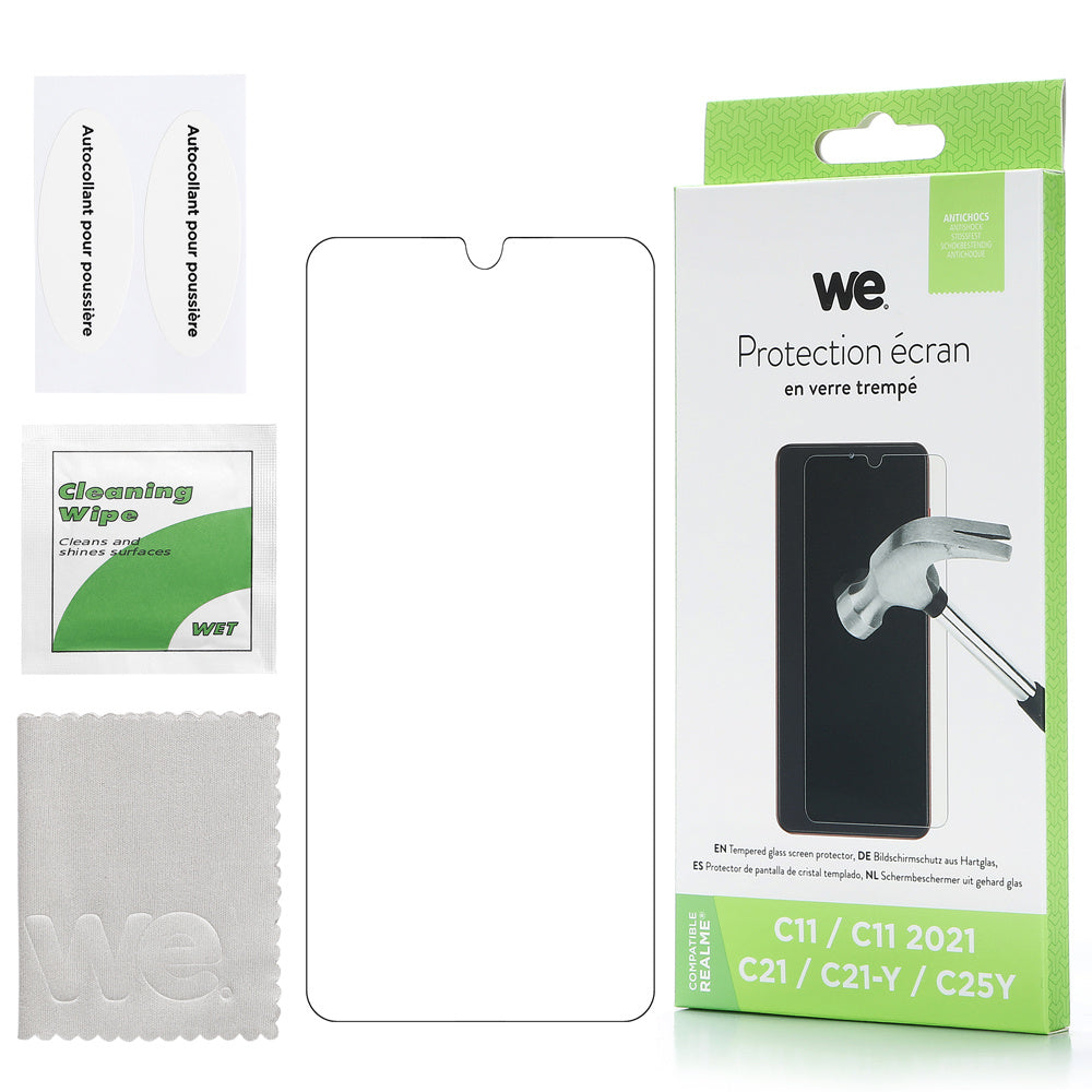 WE Verre trempé REALME C11 / C11 2021 / C21 / C21-Y / C25Y