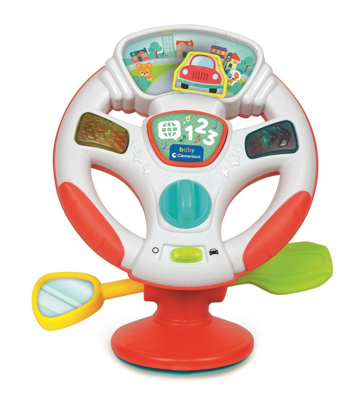 Le volant de Bébé parlant  - CLEMENTONI - Jeux d'éveil -  2 modes de jeu - Des 6 mois