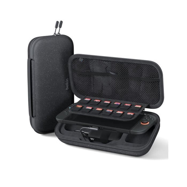Pochette de rangement avec batterie externe - BELKIN - Nintendo Switch 2 - Anthracite