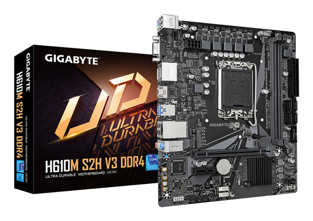 Carte Mère Gigabyte H610M S2H V3 DDR4 (Intel LGA 1700) Micro ATX