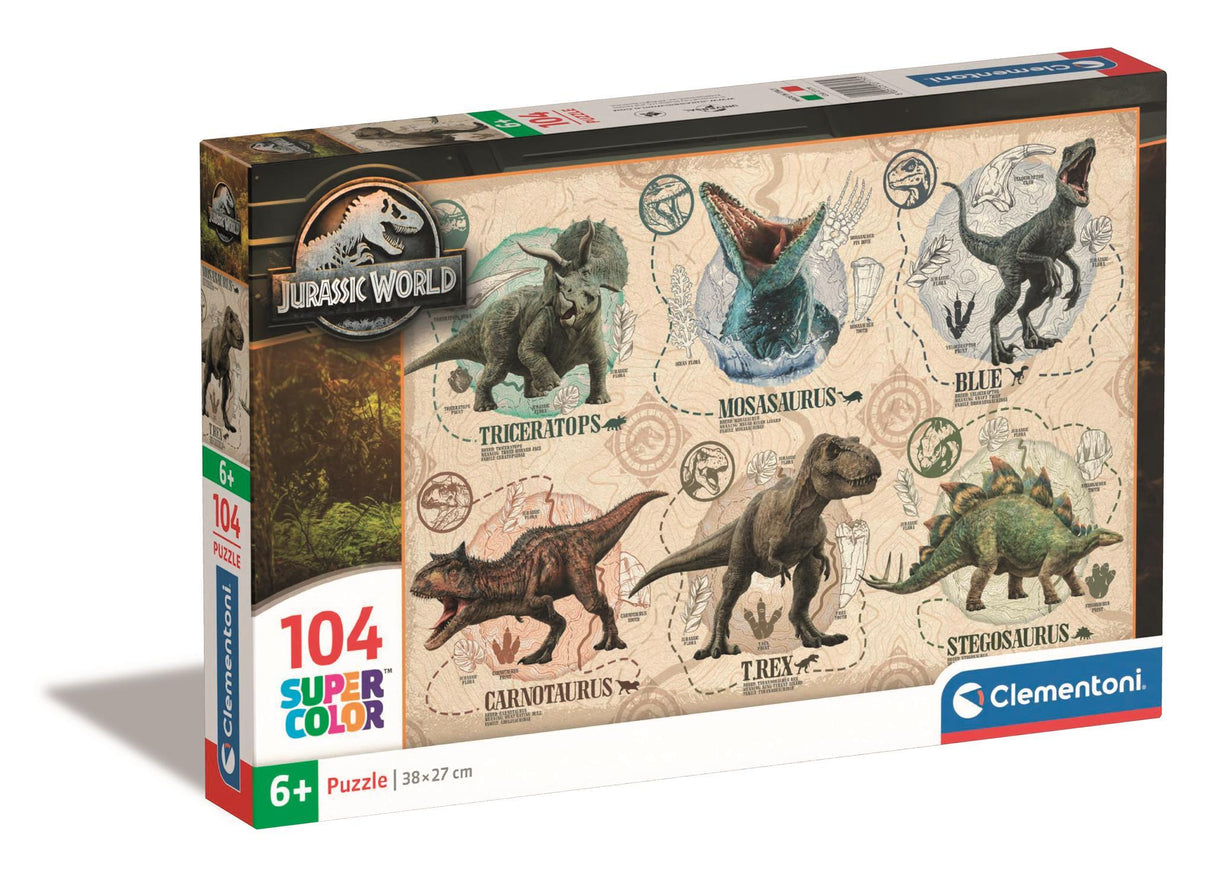 CLEMENTONI Puzzle104 pieces Jurassic World