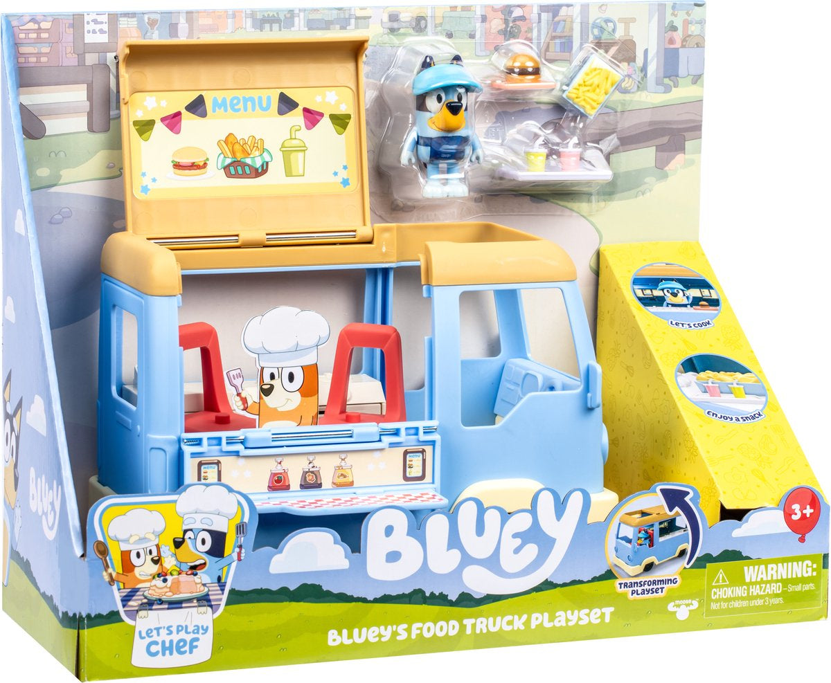 Le Foodtruck - BLUEY - 1 figurine + 4 accessoires - Des 3 ans