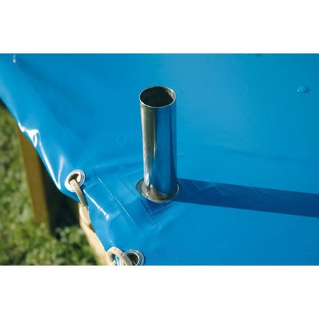 Bâche d'hiver et de sécurité pour piscine bois - UBBINK - Octogonale 400x610 - Epaisseur 550gr - Conforme NF P 90-308