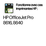 HP 951XL Cartouche d'encre jaune grande capacité authentique (CN048AE) pour HP OfficeJet Pro 251dw/276dw/8100/8600
