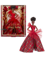 BARBIE Poupée joyeux noël brune HRM62