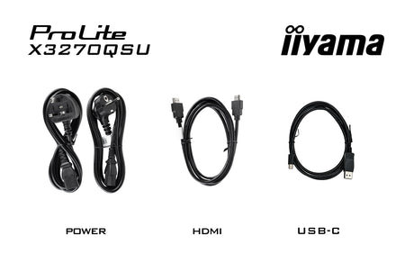 Ecran PC - IIYAMA - 32 - QHD - 100Hz - Dalle IPS - 3ms - X3270QSU-B1