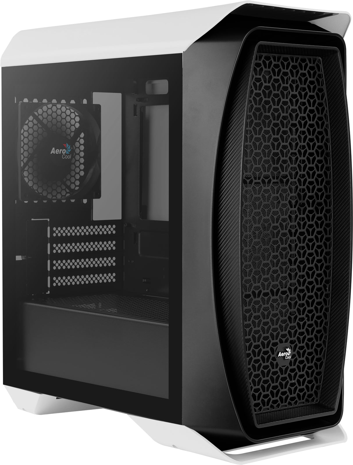Boitier Mini Tour Micro ATX AeroCool Aero One Mini avec panneau vitré (Blanc)