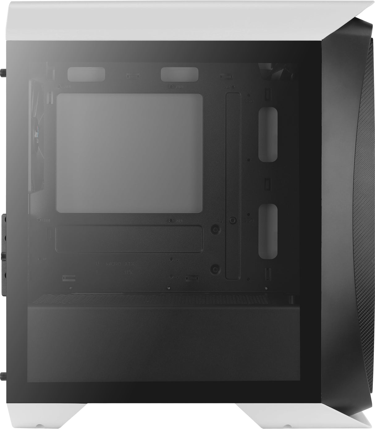 Boitier Mini Tour Micro ATX AeroCool Aero One Mini avec panneau vitré (Blanc)