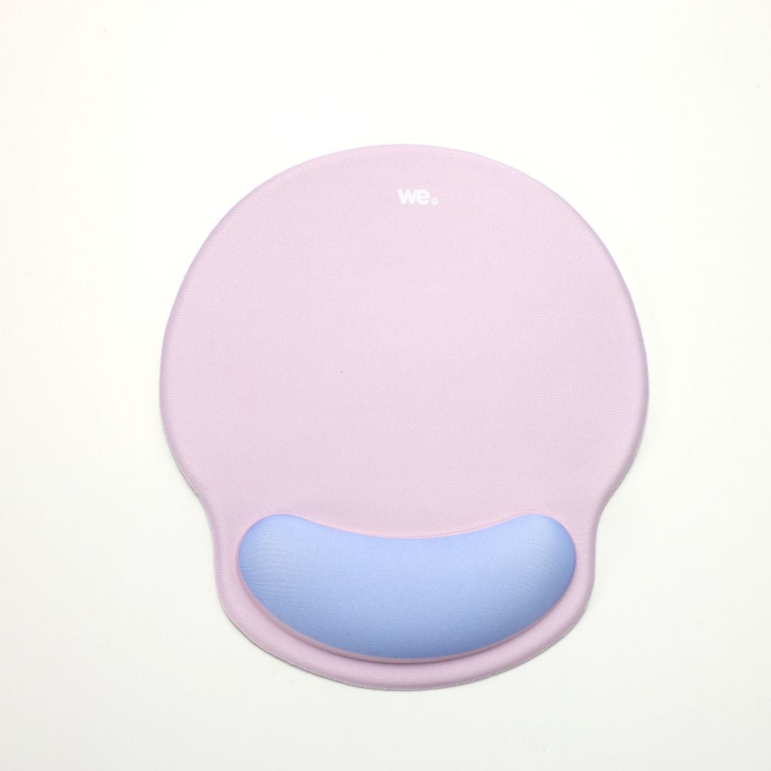 WE POP Tapis de souris avec repose poignet bi-color Violet: matière tissu - tapi