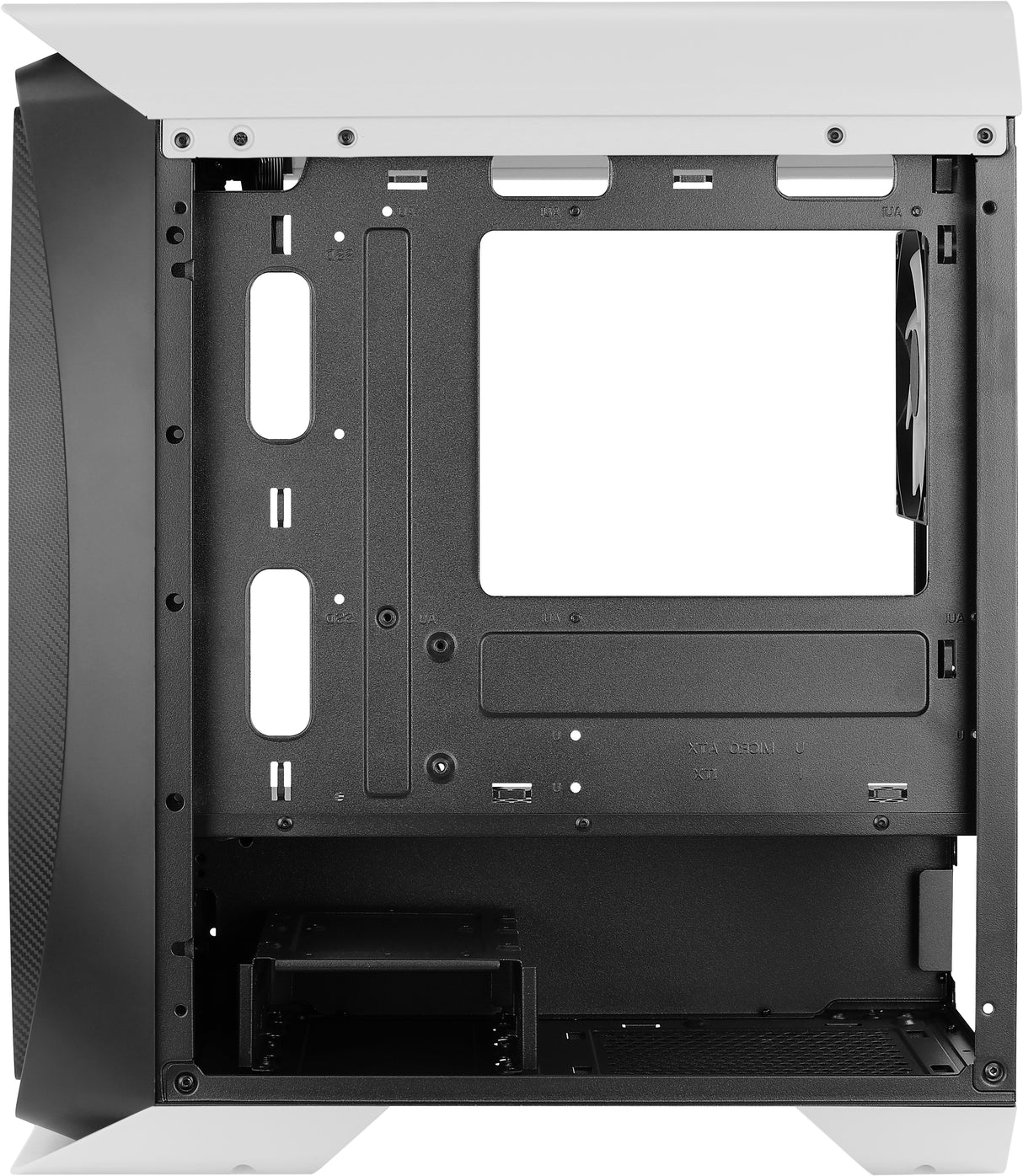 Boitier Mini Tour Micro ATX AeroCool Aero One Mini Frost RGB avec panneau vitré (Blanc/Noir)