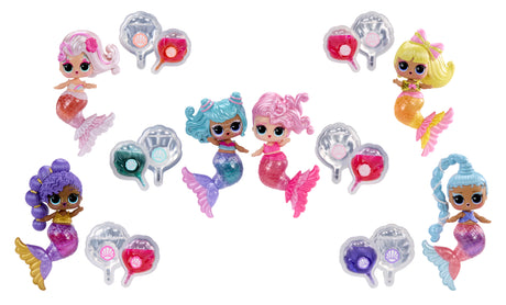 L.O.L. Surprise! - Sirenes  - Brillant a Levres a faire soi-meme, Mélangez et créez du Maquillage, 6 Poupées a Collectionner -  4 an