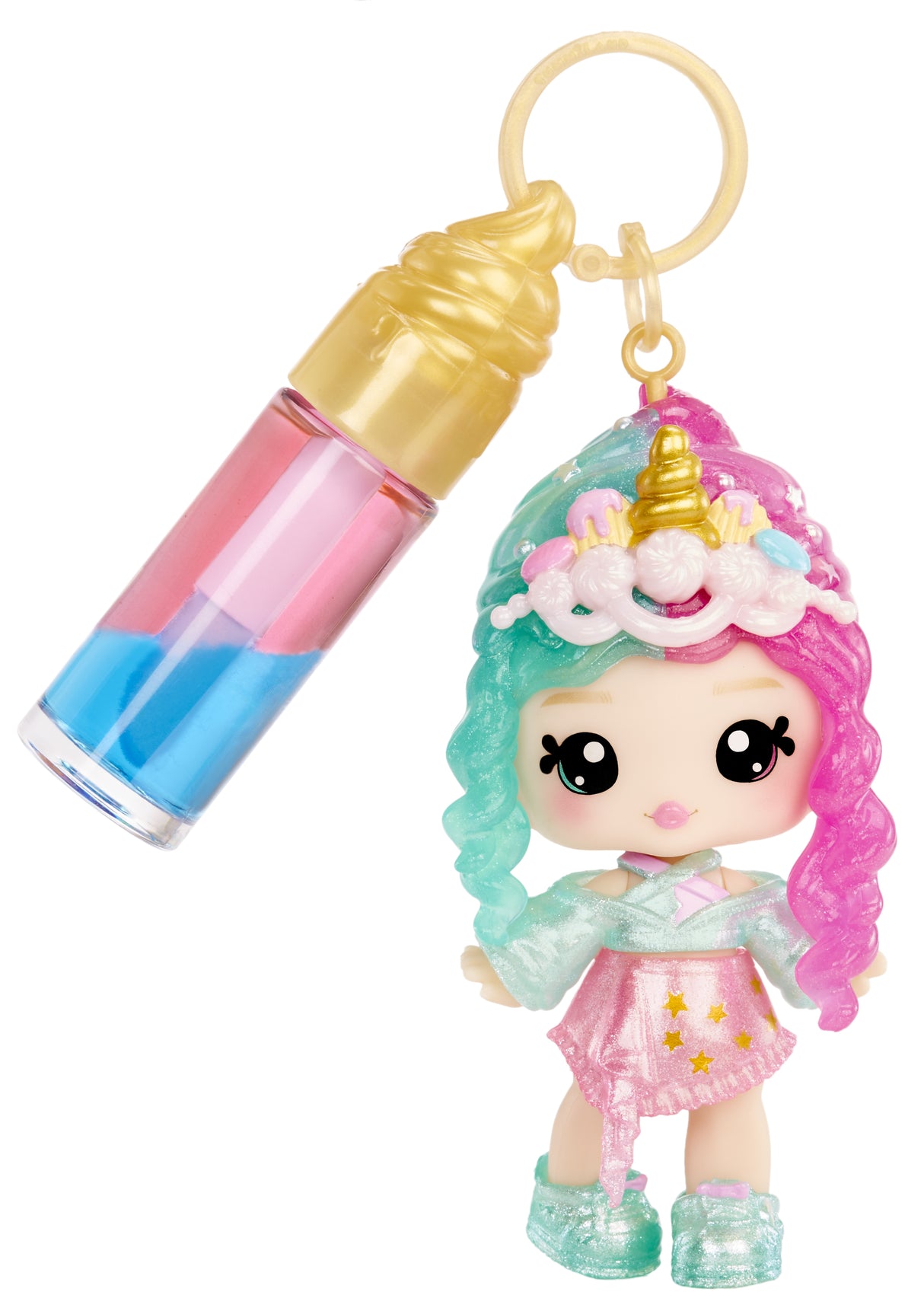 Yummiland Lip Gloss Doll - Color Change Combo - Phoebe Frappe