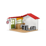 Cabinet vétérinaire avec animaux, coffret de 43 pieces avec figurine vétérinaire, animaux et accessoires, jouets animaux de la