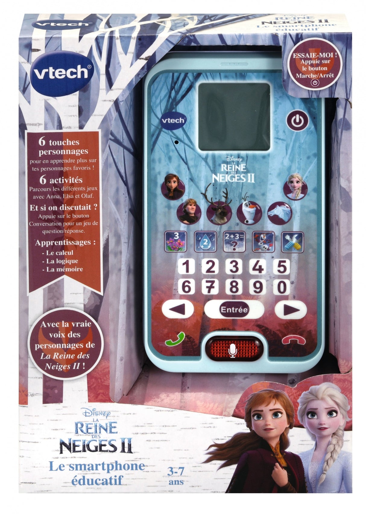 Smartphone éducatif VTECH - La Reine des Neiges 2 - 3-7 ans - Jeux éducatifs inclus