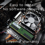 Barrette mémoire 32Go DIMM DDR5 Integral 4800MHz (Vert)
