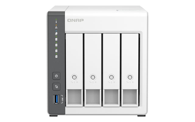 Serveur NAS Qnap TS-433 4Go - 4 baies (Blanc)
