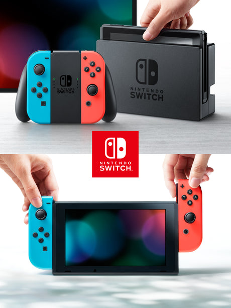 Console Nintendo Switch • Bleu Néon & Rouge Néon
