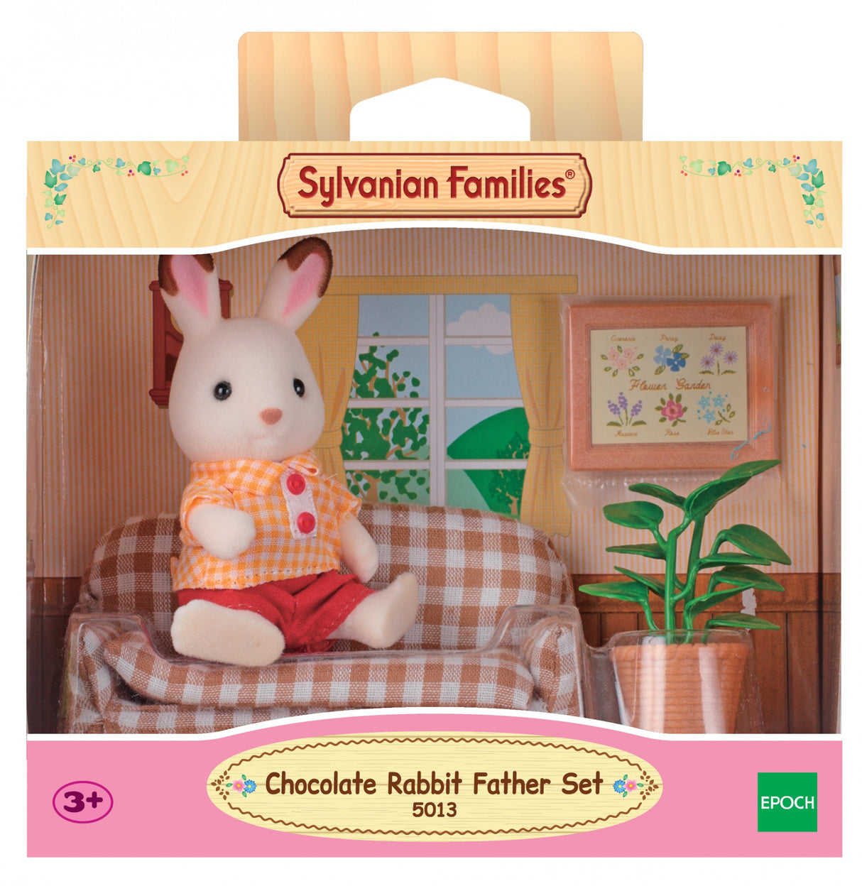 Le papa Lapin Chocolat et salon - Sylvanian Families - 5013