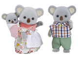 Famille Koala Sylvanian - SYLVANIAN FAMILIES - 5310 - Articulée et Habillée - Gris