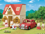 Voiture rouge cabriolet 5 places - SYLVANIAN FAMILIES - pour poupées de 3 ans et plus