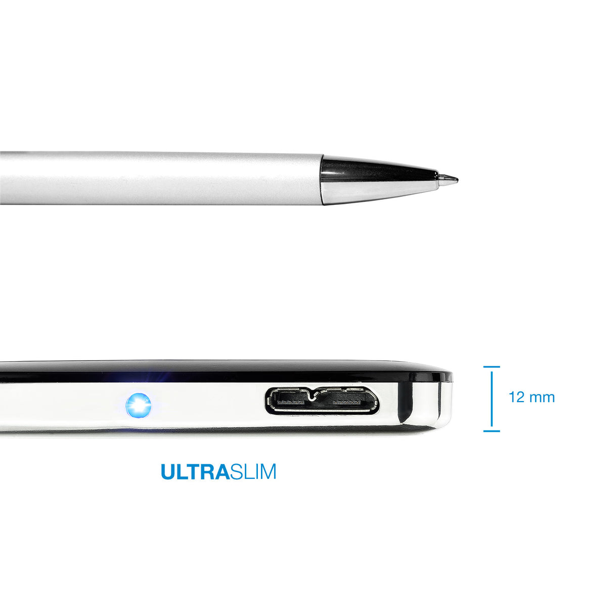 Boitier externe USB 3.1 TooQ TQE-2538 - S-ATA 2,5" (Noir)