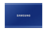 SAMSUNG - T7 Bleu - SSD Externe - 1 To - USB 3.2 - Vitesse lecture jusqu'a 1 050 Mo/s