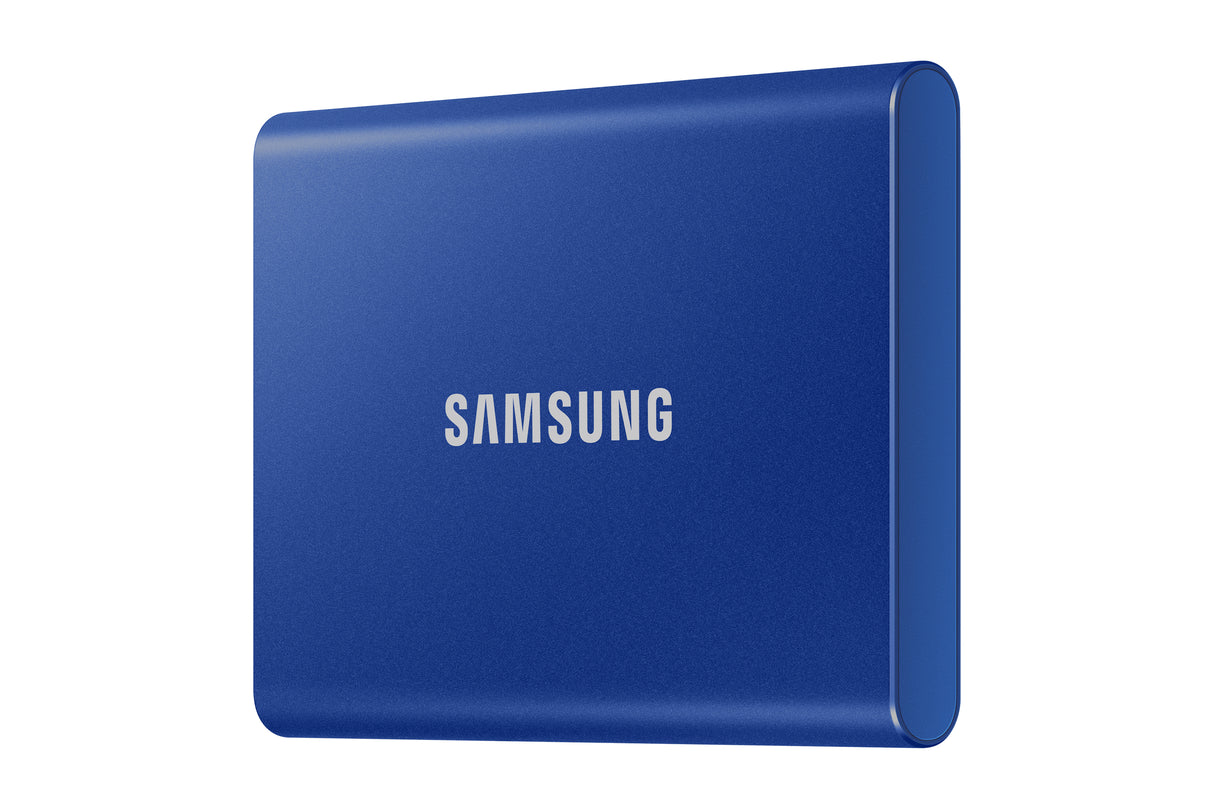 SAMSUNG - T7 Bleu - SSD Externe - 1 To - USB 3.2 - Vitesse lecture jusqu'a 1 050 Mo/s
