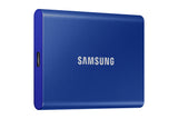 SAMSUNG - T7 Bleu - SSD Externe - 1 To - USB 3.2 - Vitesse lecture jusqu'a 1 050 Mo/s